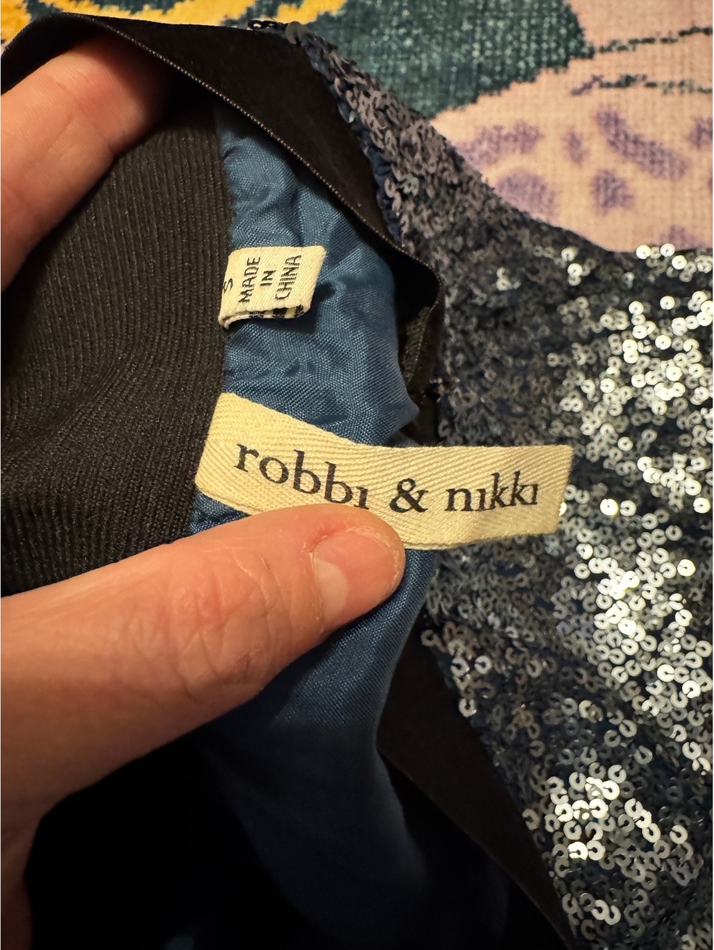 Robbi & Nikki sequined mini skirt - Picture 5 of 8